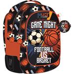 BACKPACK MUST TEAM ETERNAL 32X18X43CM 3CASES FOOTBALL VS BASKETBALL