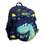 School Backpack Kindergarten Must Team Dino 1 Case with Detachable Waist and Shoulder Bag