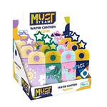 Water Canteen PCTG Must Team 400ml with Straw and Star 4 Designs