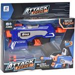 SOFT BULLET GUN WITH 8 SOFT BULLETS 25X5,5X16CM LUNA