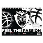 PAINTING BLOCK PAOK 23X33 40SH  STICKERS-STENCIL-2 COLORING PG  2DESIGNS