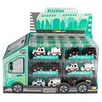 PULL BACK DIE CAST VEHICLE SET 2PCS 4,5X2,5X3CM 8DES LUNA