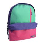 BACKPACK MUST TEAM MONOCHROME 32X17X42 SINGLE POCKET PURPLLE, BLUE, PINK