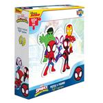 PUZZLE 5 FIGURES 24PCS 26X26X6,5CM SPIDEY
