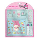 COLORING SET 12PCS 17,5X18.5X2 MY MELODY