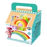 SOFT DOUGH RAINBOW CAKE 14,5X13X14,5CM 6COL LUNA