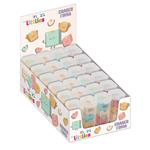 ERASER SET 3PCS IN POT 50X20mm THE LITTLIES