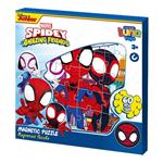 MAGNETIC PUZZLE 18X1.3X18CM 60PCS SPIDEY