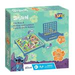 BOARD GAME 4 IN A ROW & SNAKES 29X29X6CM LILO & STITCH