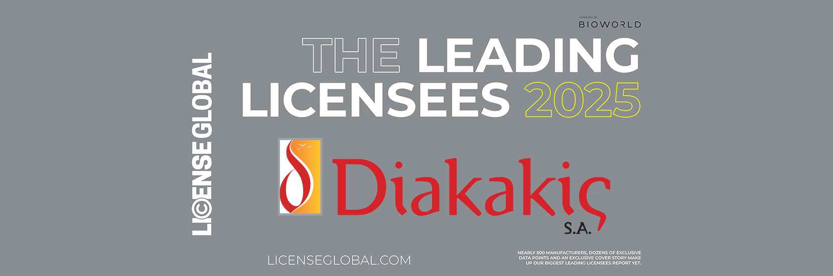 Diakakis S.A. recognized by License Global 2025